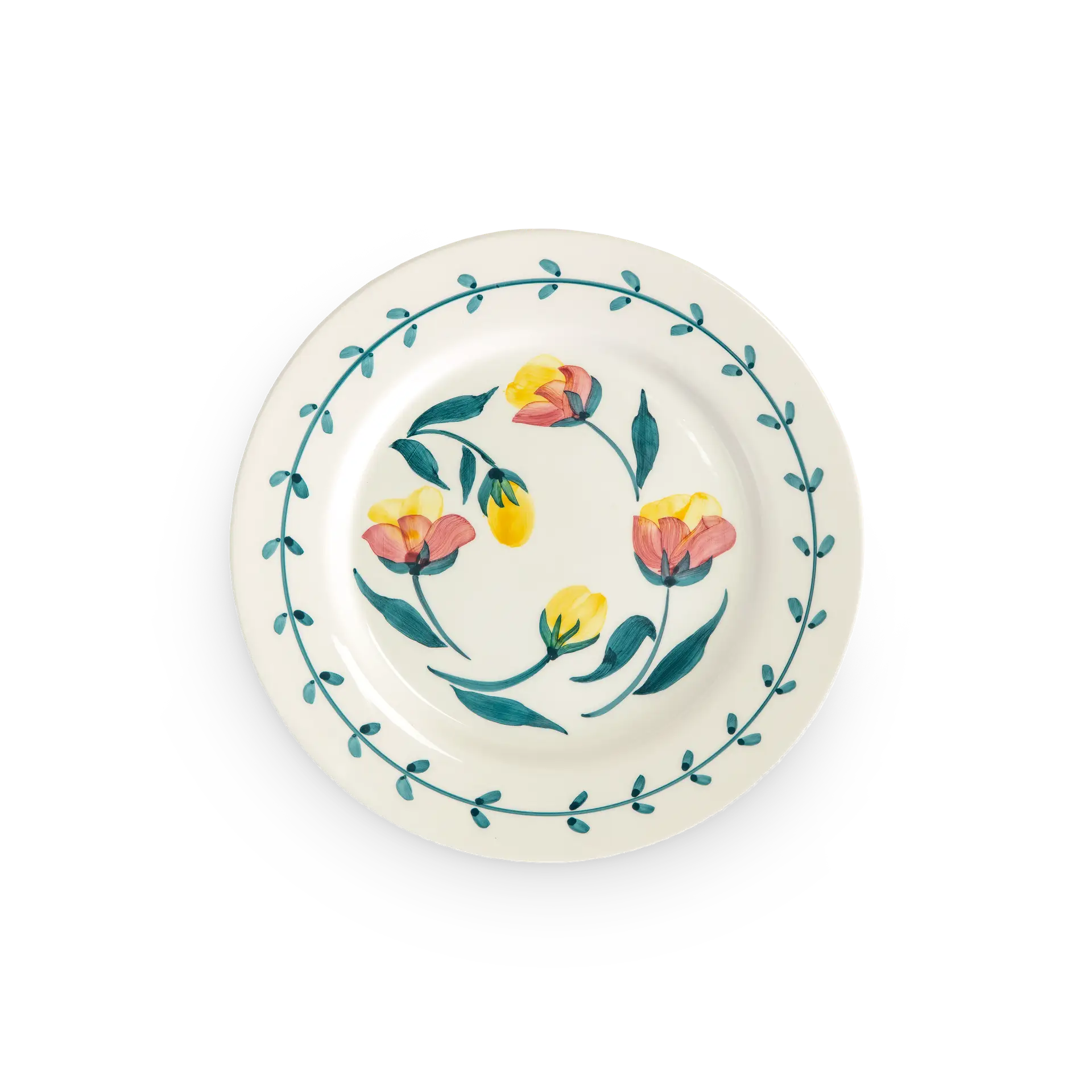 Flowers Plate Tulips