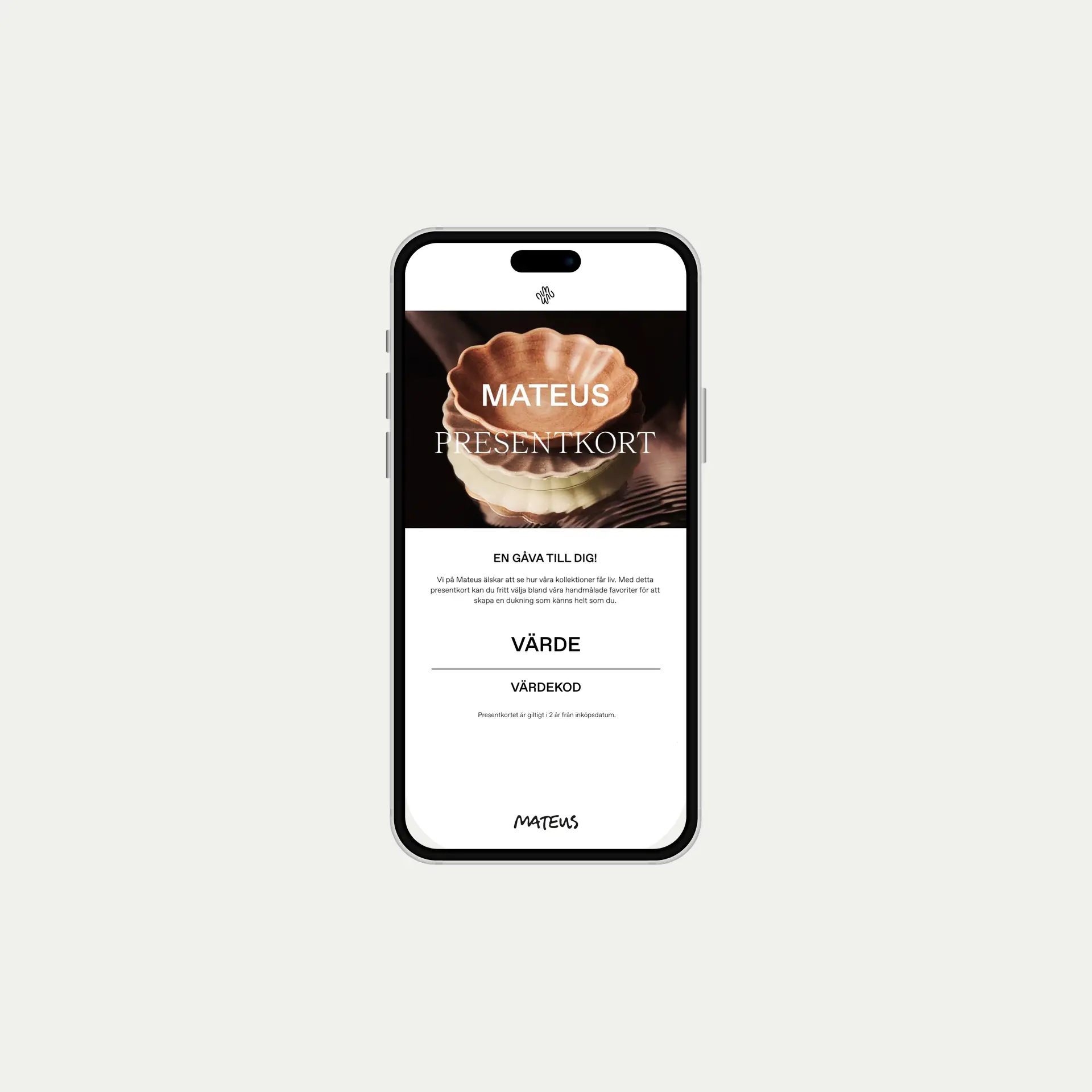 Digitalt presentkort